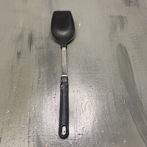 Vintage EKCO USA Black Nylon Serving Spoon Spatula Scraper Kitchen Utensil